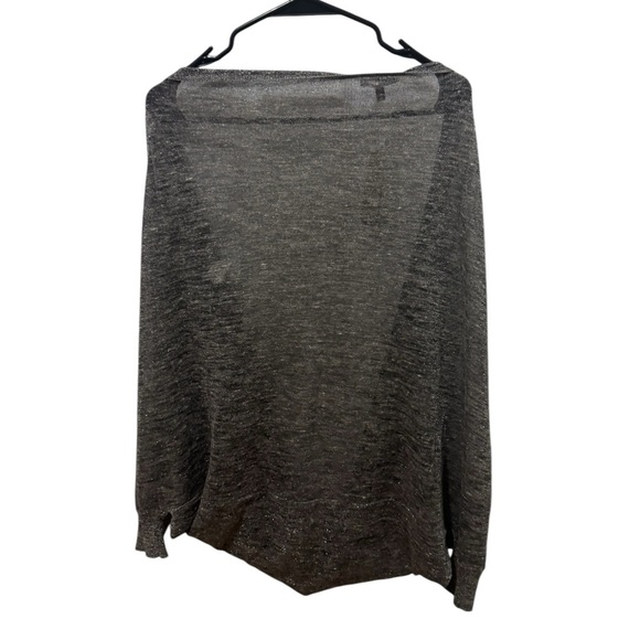 Eileen Fisher Linen Blend Metallic Shrug Size Small - Picture 2 of 5